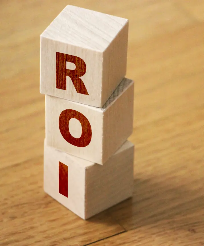 ROI dashboard showing cost savings from PDF automation