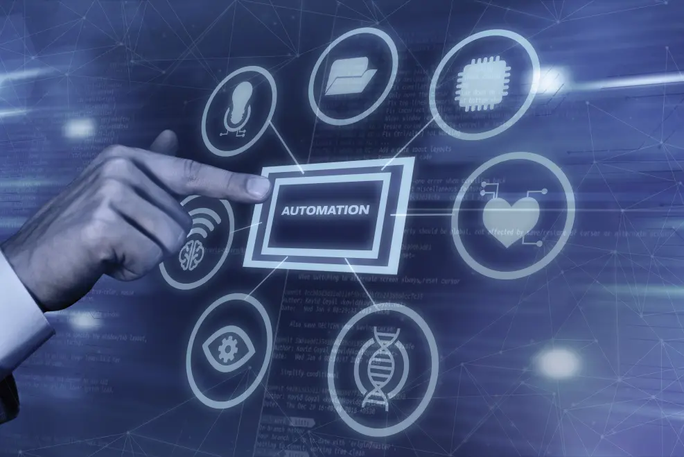 Software robot automation interface with modern AI technology