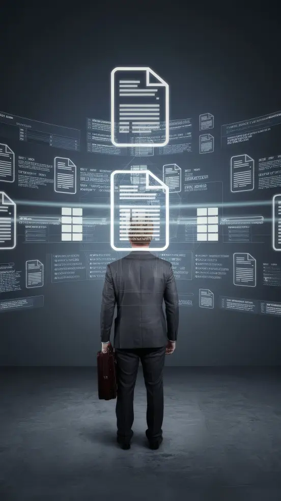 Digital document transformation with floating documents