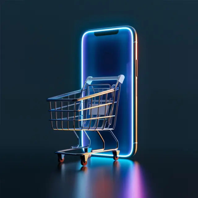 E-commerce automatisering op mobiel apparaat