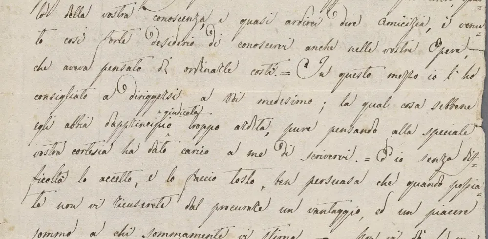 Handwritten historical document