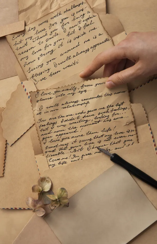 Handwritten document processed by HTR software