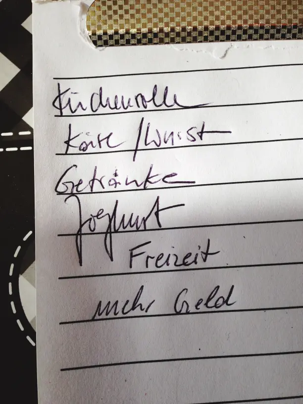 Difficult-to-read handwriting being processed by HTR software