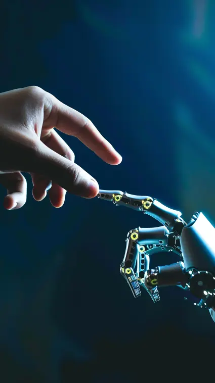 Samenwerking mens en AI in bedrijfsprocessen